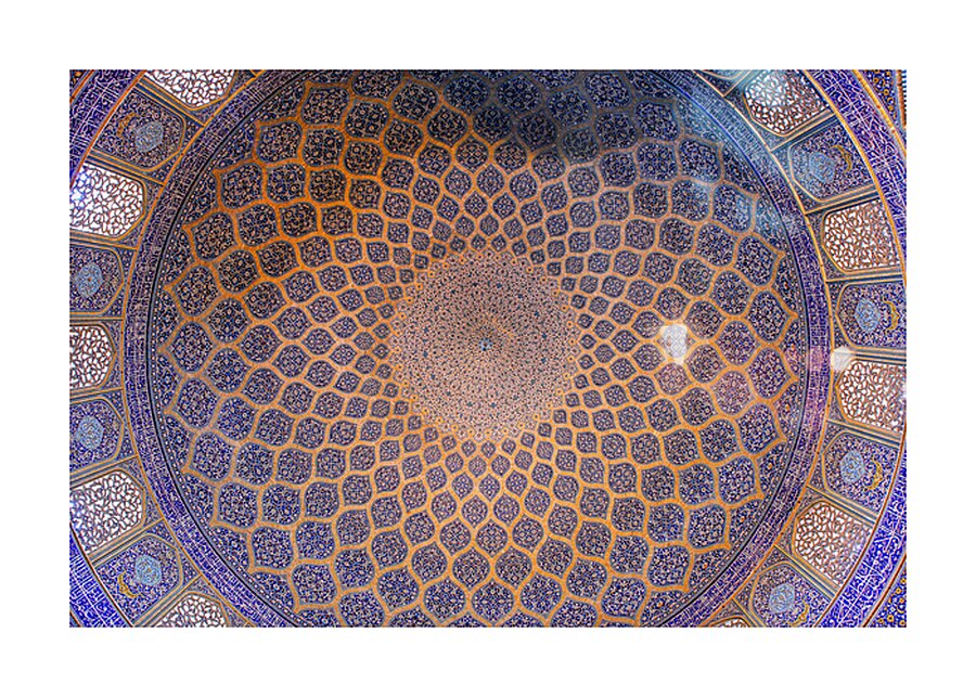  Azure Galaxy Picture Frame print