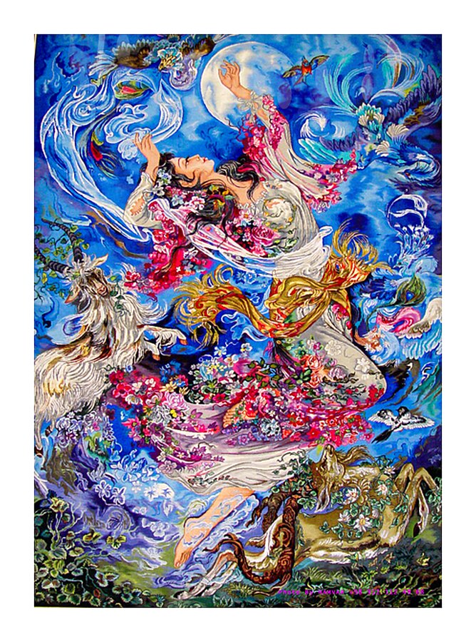 Dance of the Celestial Orbs Picture Frame print