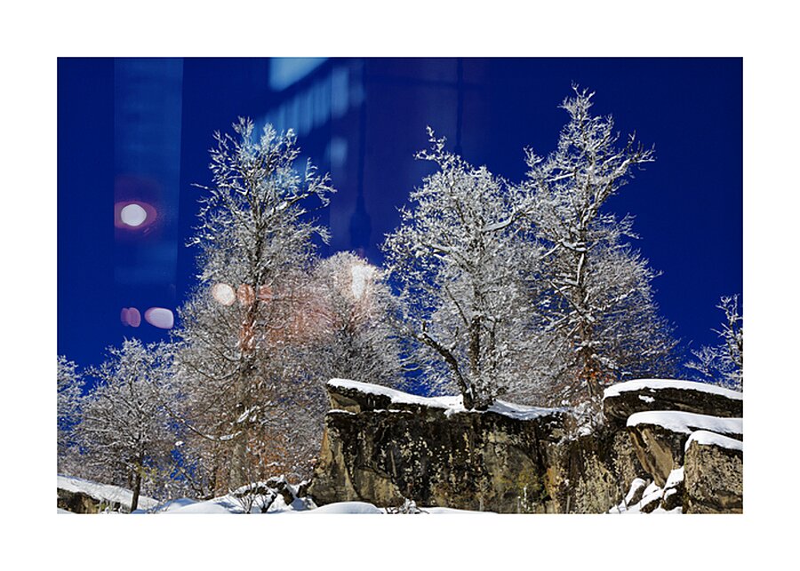 Winter Fortress Picture Frame print