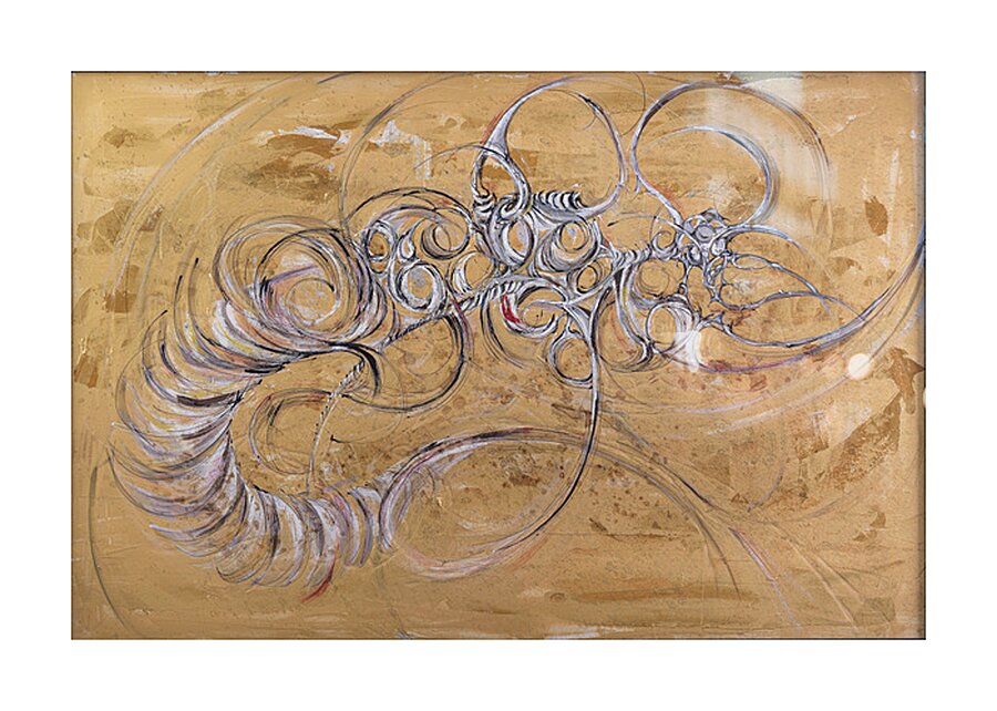 Ethereal Flow Picture Frame print