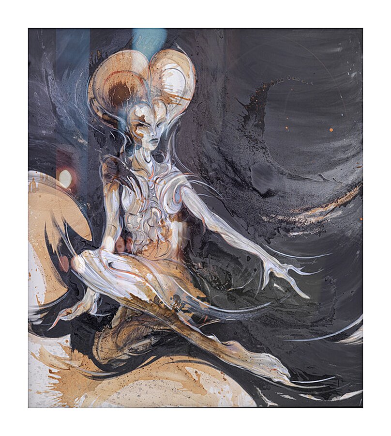 Heart of Shadows Picture Frame print