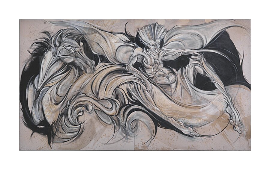 Rider of Storms Picture Frame print