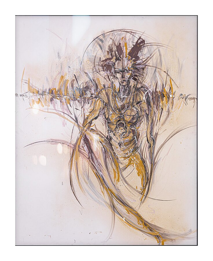 The Radiant Warrior Picture Frame print