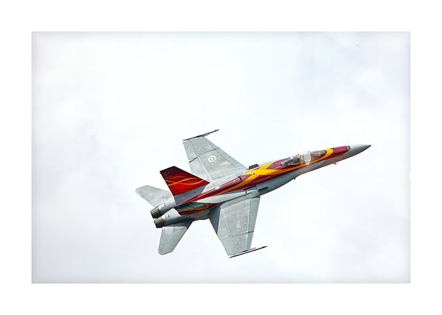 FA-18 Hornet -namvar 1182 Picture Frame print
