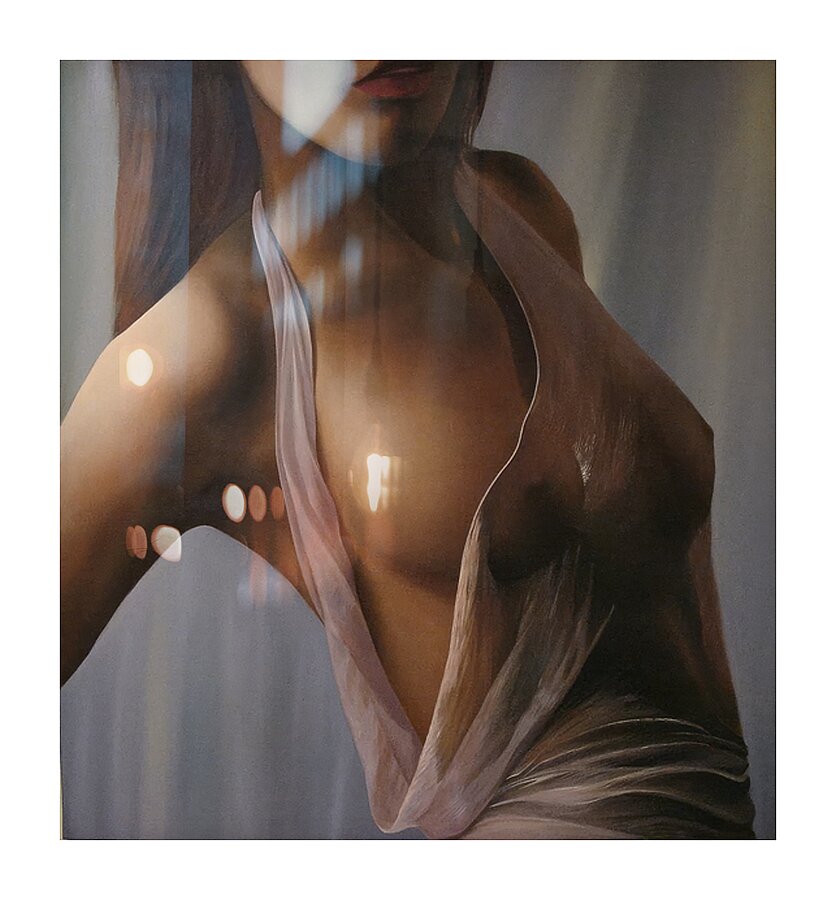 Whisper of Silk Picture Frame print