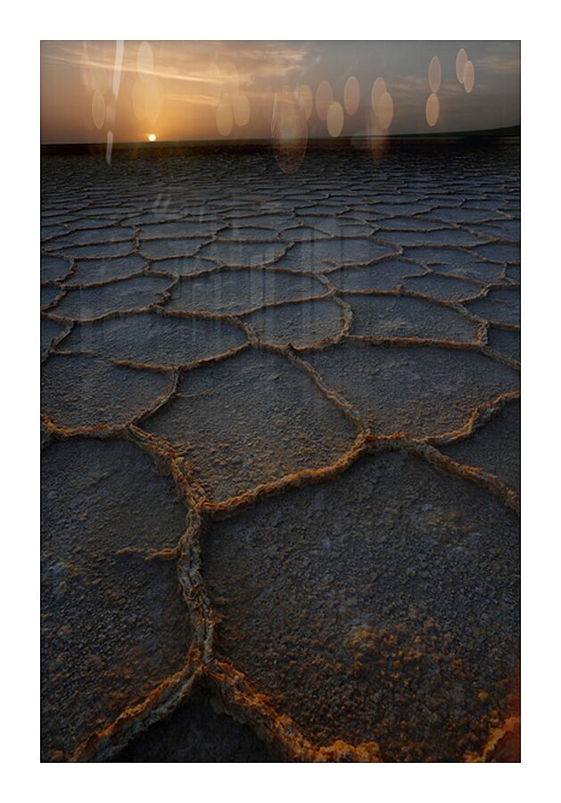 Central Desert Iran Picture Frame print