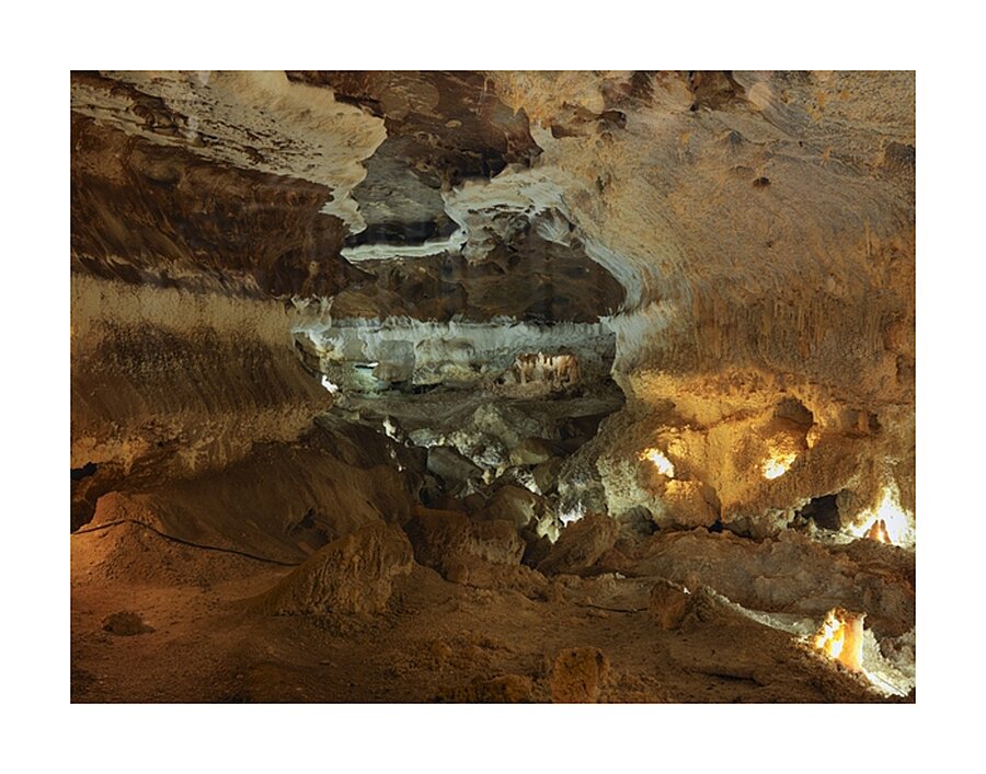 Golden Depths – Underground World Picture Frame print