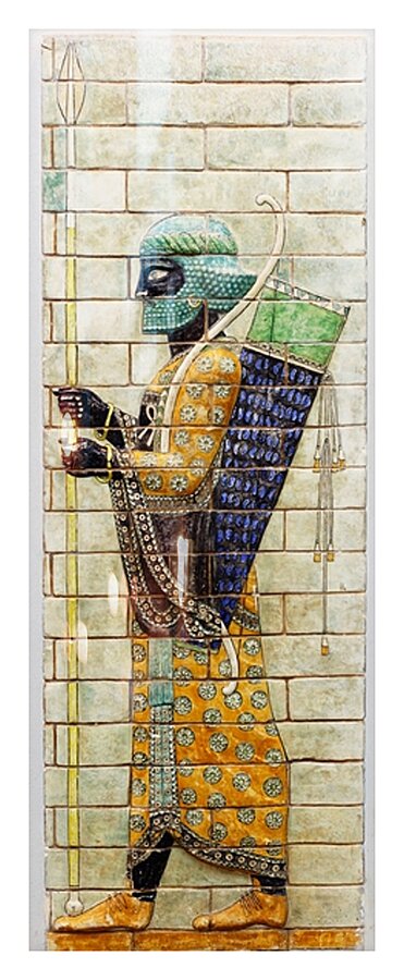 Steps of Empire – Achaemenid Guard Picture Frame print