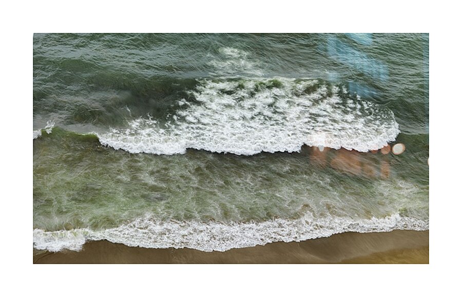 Whispering Waves Picture Frame print