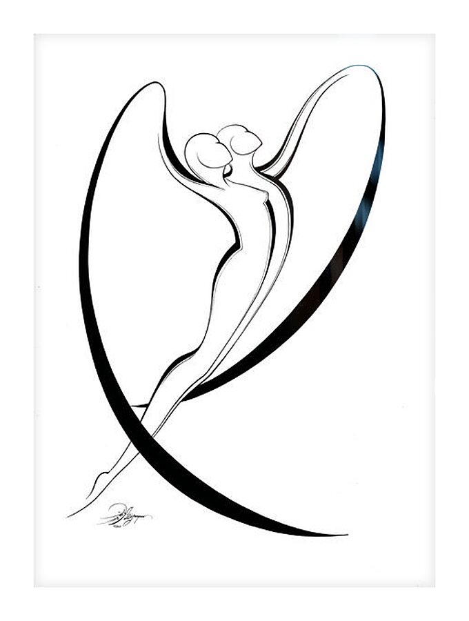 2 Flying copy 014741 Picture Frame print