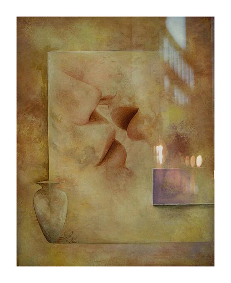 Tender Kisses Picture Frame print