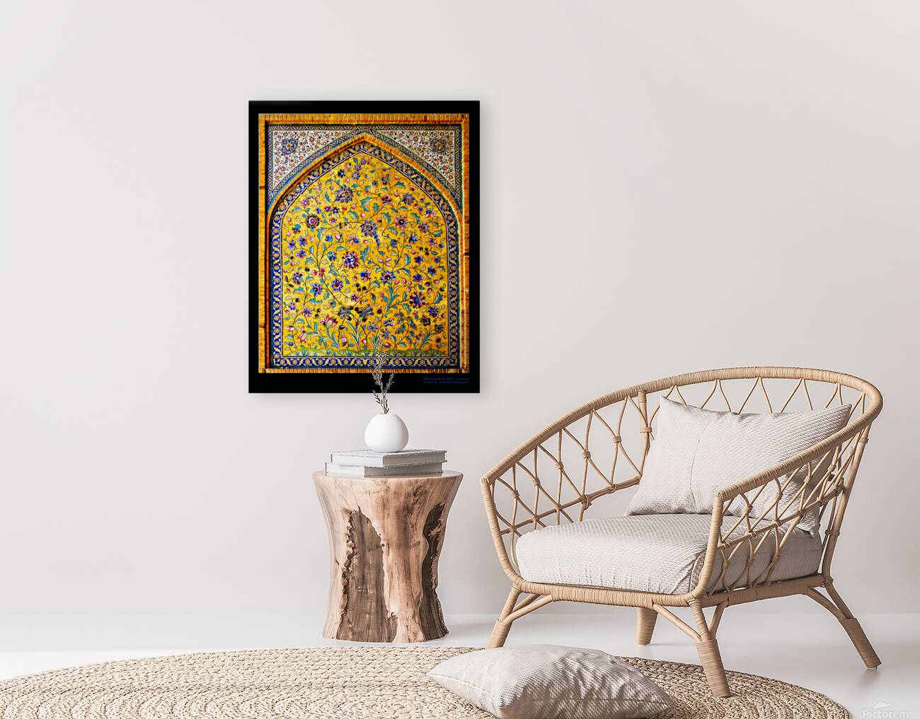 Sultani Mosque & Madrasa Tilework – Kashan Iran Reproduction