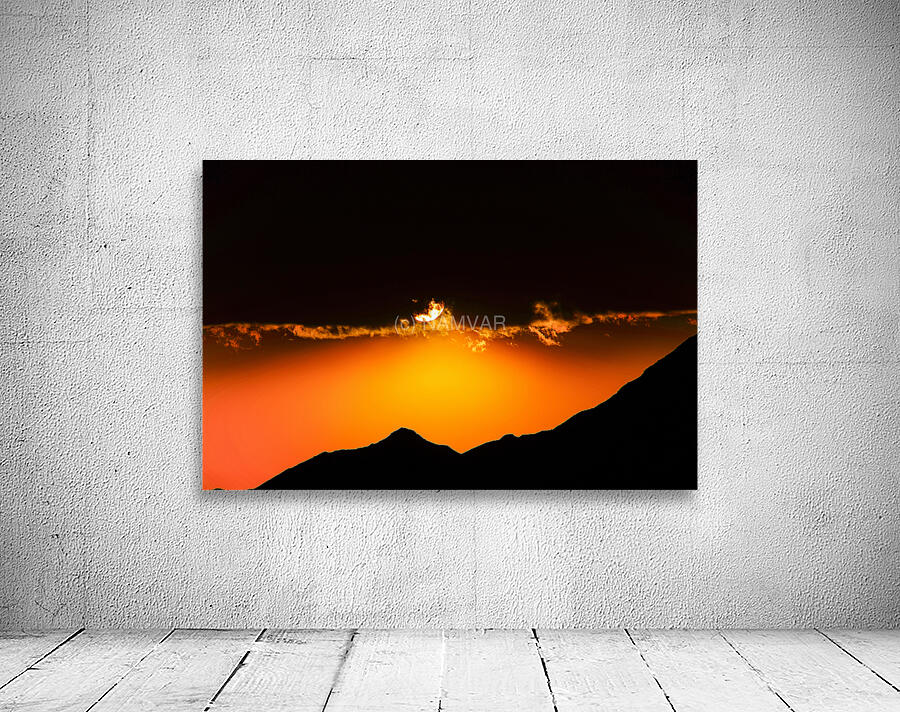 Fiery Dawn Wall Preview