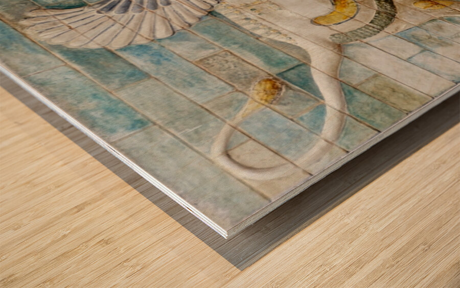 Winged Guardian of Babylon Wood print