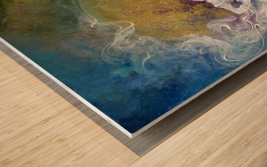 United Couple Wood print