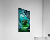 Crushed ship submerged Acrylic Print