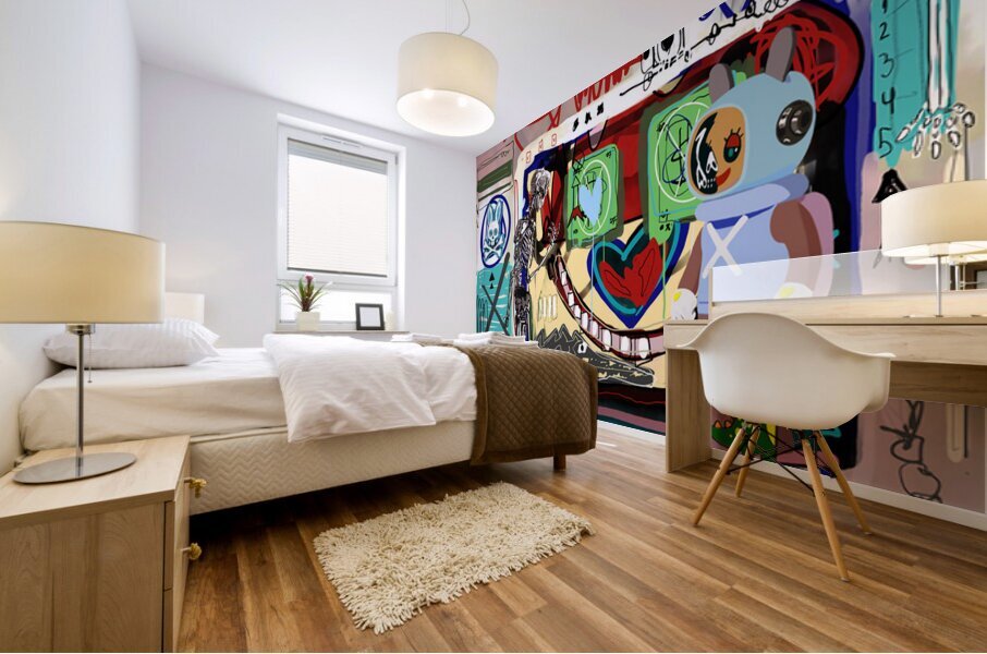 THE  HUG Mural print