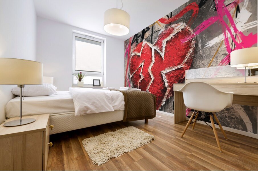 HEART BROKEN Mural print