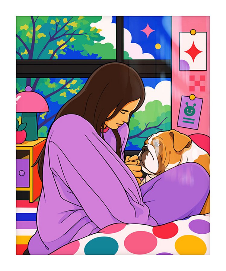 COMPANION Picture Frame print