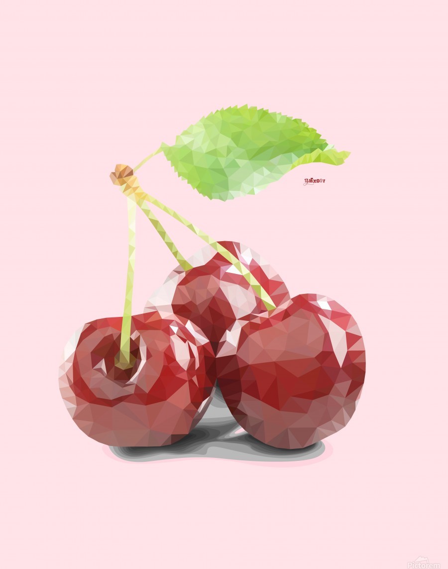 Cherrys by zelko radic bfvrp Wall Art