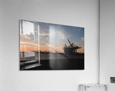 Sunset at the Port Acrylic Print