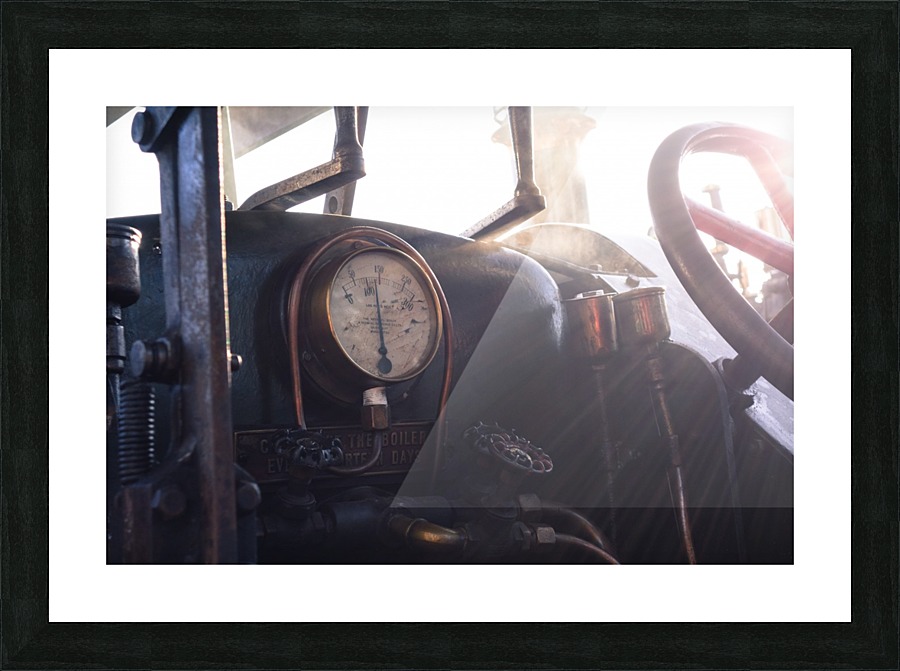 Steam Engine Picture Frame print