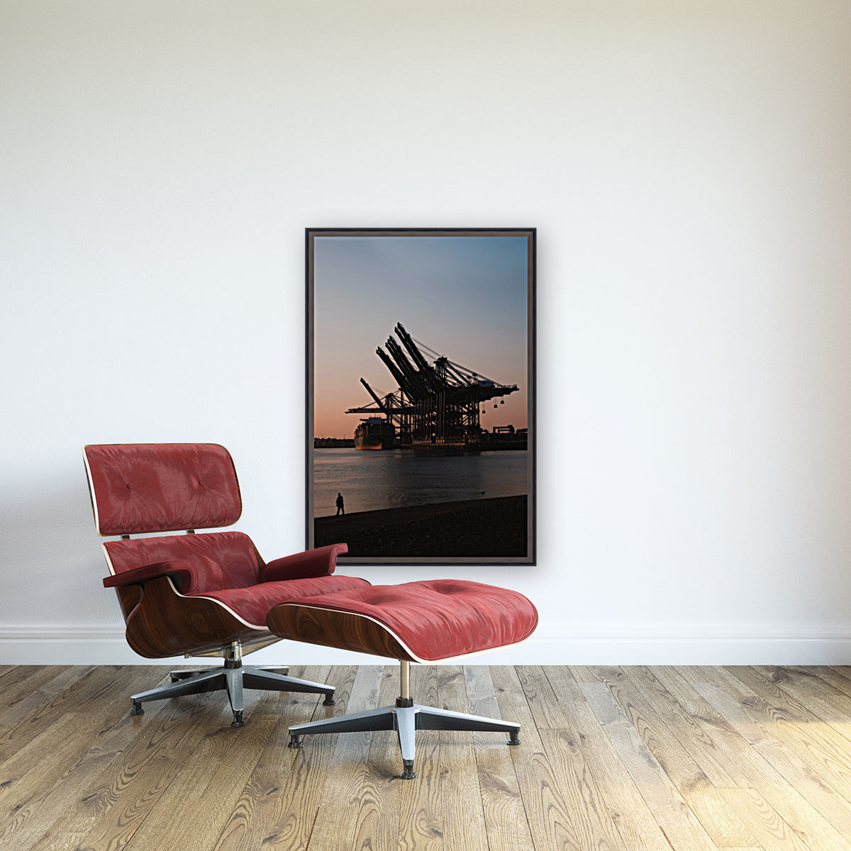 Sunset at the Port Reproduction