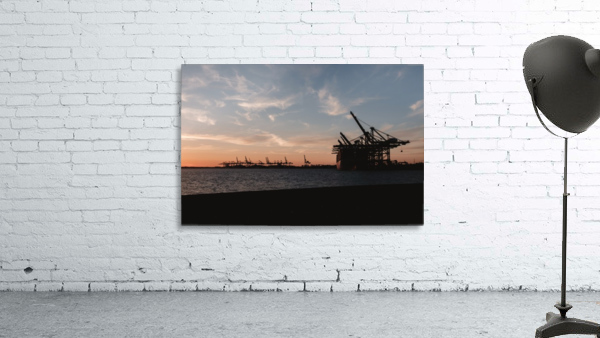 Sunset at the Port Wall Preview