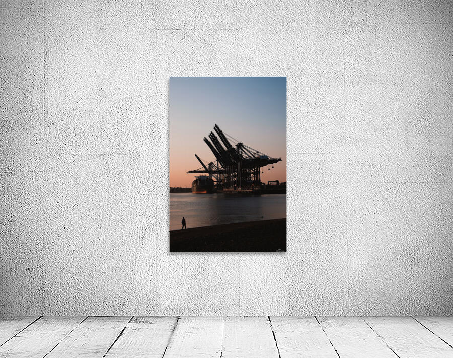 Sunset at the Port Wall Preview