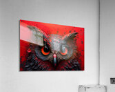 Owl Impression acrylique