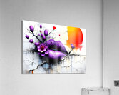 Purple Lips Acrylic Print