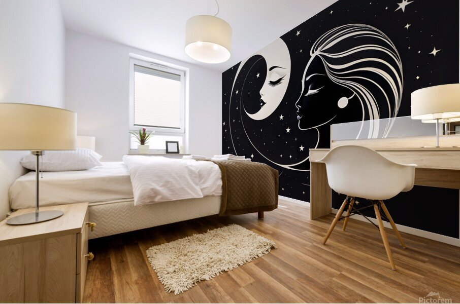 Starry Night Mural print