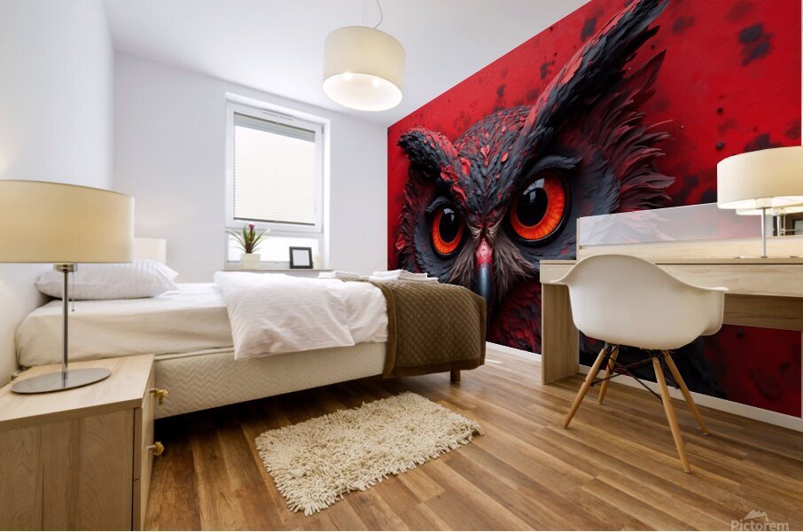 Owl Impression murale