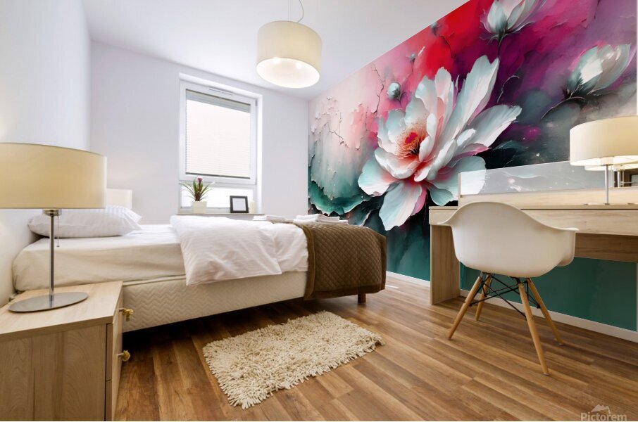 Flower bright Mural print