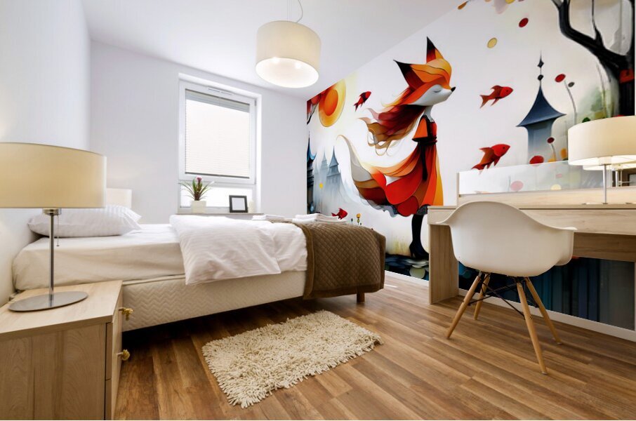 Foxy Mural print