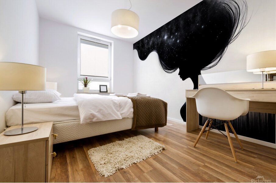 Night sky  Mural print