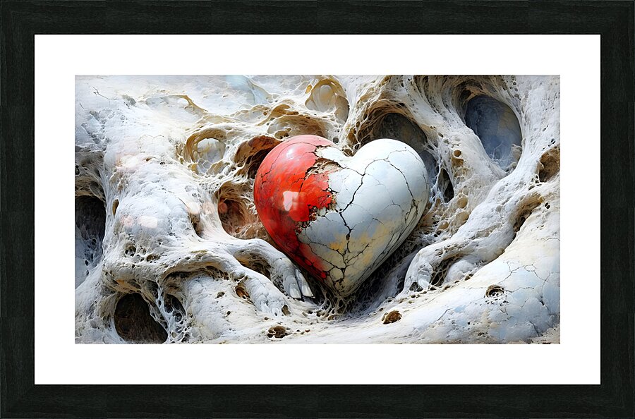 Heart Picture Frame print