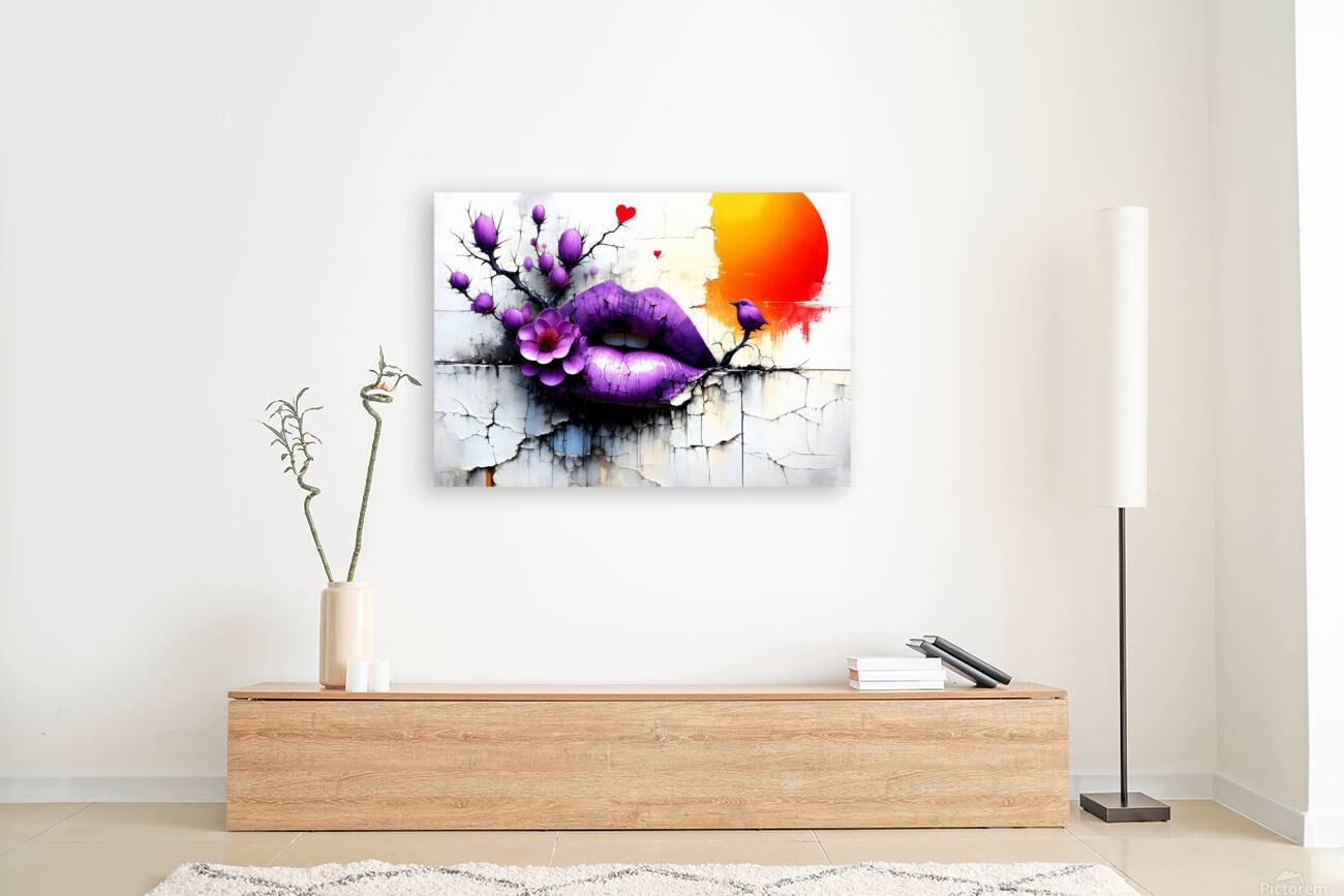 Purple Lips Reproduction