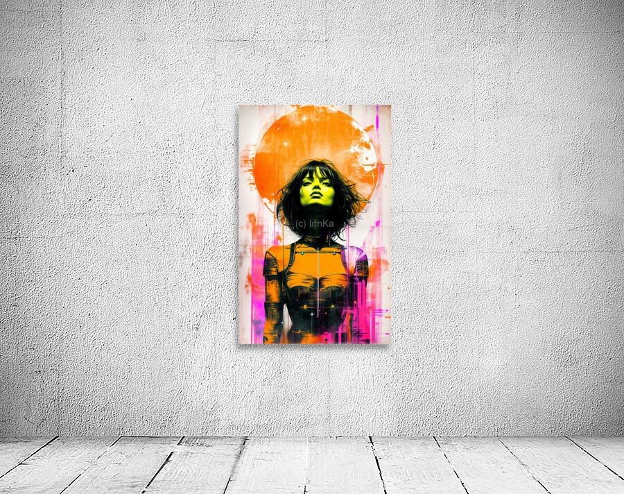 Orange Sun Wall Preview