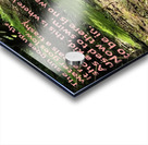 Dry Creek With Poem Impression Acrylique