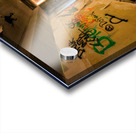 Decaying Hallway With Grafiti In Abandoned Luxurious Hotel Acrylic print