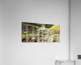 Dry Creek With Poem Impression acrylique