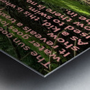 Dry Creek With Poem Impression metal