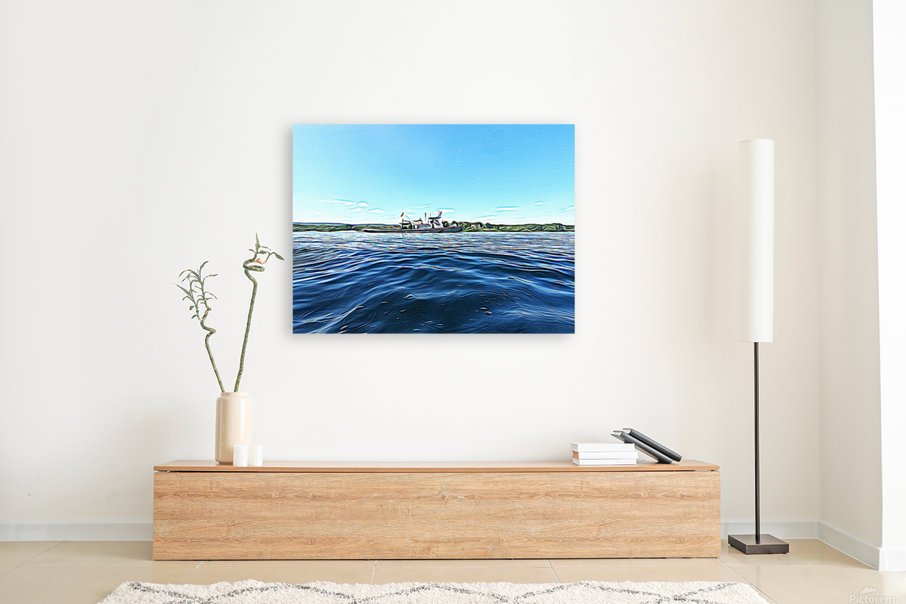 Psychedelic Boat Reproduction