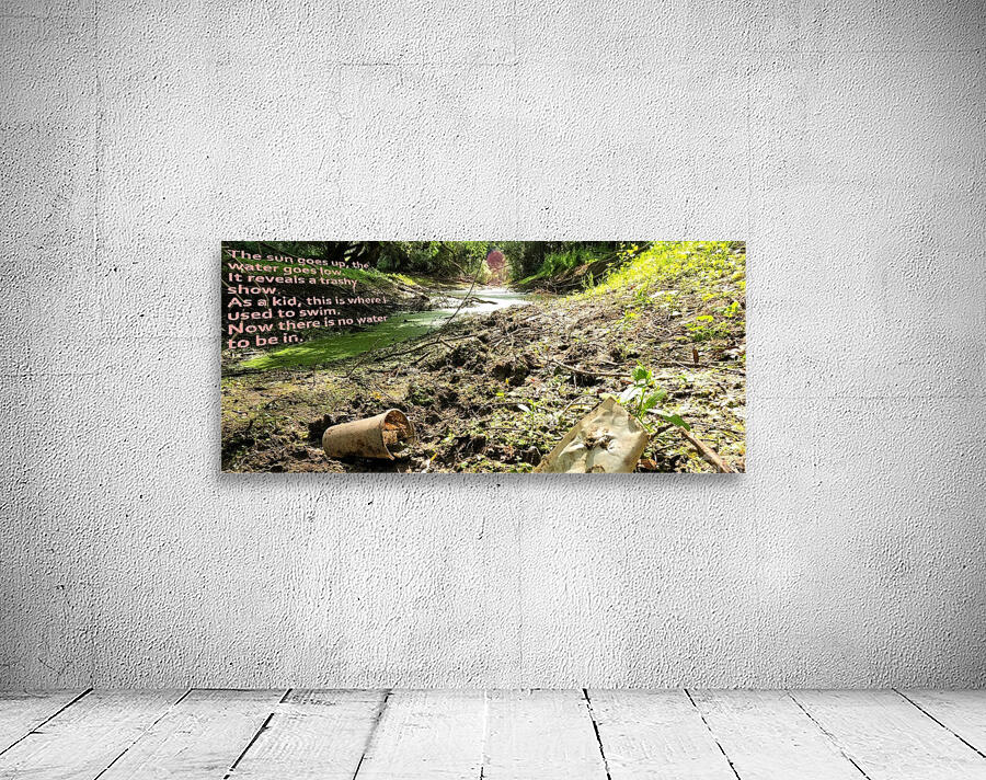 Dry Creek With Poem Aperçu sur mur