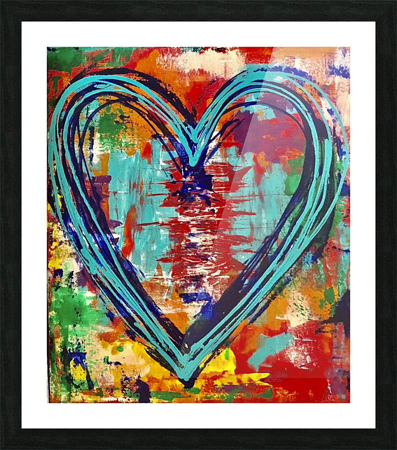CORAZONES  01 Picture Frame print