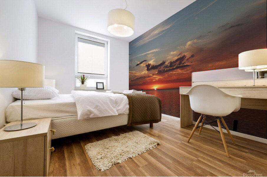 Sun Set Gold Mural print
