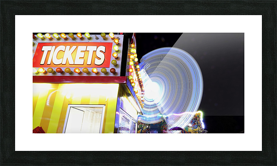 Tickets Picture Frame print