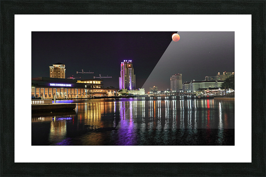 Blood Moon Picture Frame print