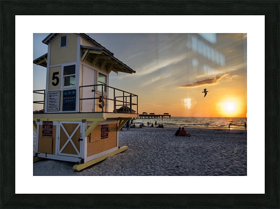 Life Guard  Picture Frame print